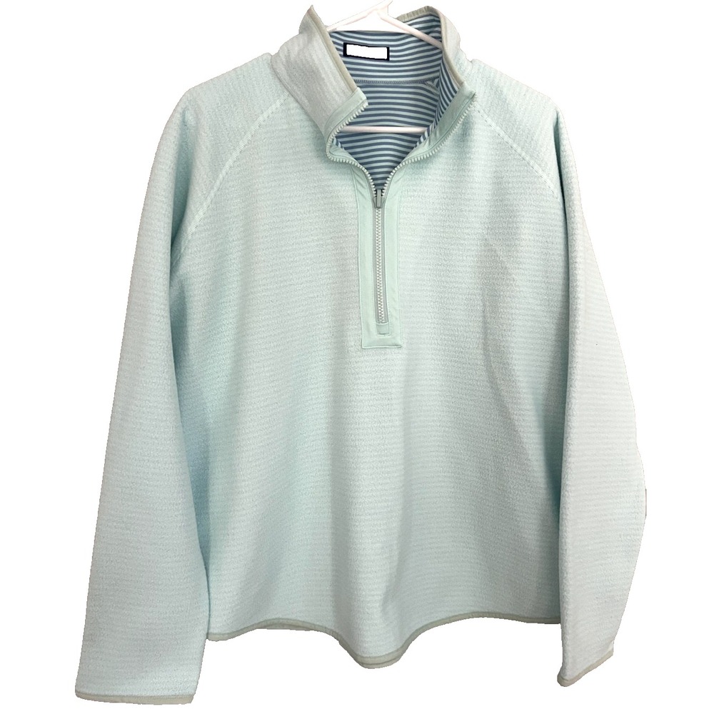 Vineyard Vines Sweater Mens Large Fleece Quarter Zip Pullover Outdoors‎